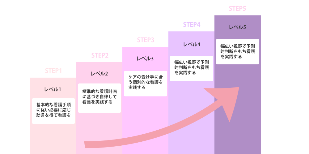 クリニカルラダーの図